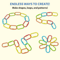 Linkies: Set of 36 Links | Connectable Learning Link Toy for Toddlers (10-24 months)