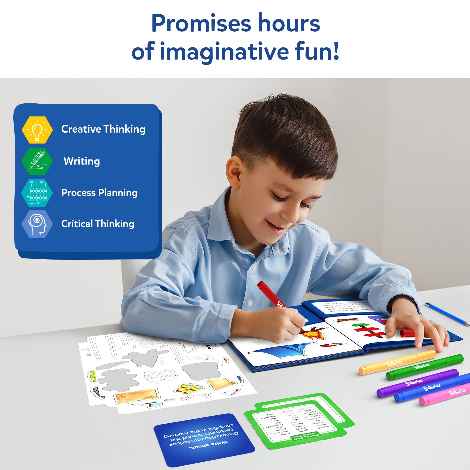 Child’s creative drawing kit from My Storybook Art Kit All My Adventures for ages 5-10