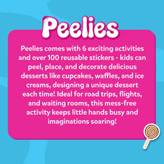 Peelies: Dessert Chef | Reusable Sticker Activity Book (ages 3-7)