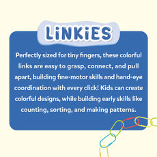 Linkies: Set of 36 Links | Connectable Learning Link Toy for Toddlers (10-24 months)