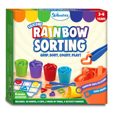 Silicone Rainbow Sorting | Sorting, Counting & Sequencing Toy (ages 3-6)