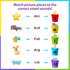 Phonics Sorter | Vowel Sorting & Early Reading Activity for Kids (ages 4-7)