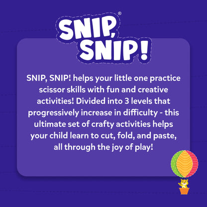 Snip Snip! | Art & Craft Activity Kit (ages 3-7)