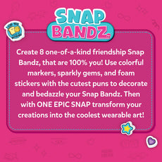 Snap Bandz:  Friendship Bands New | Art & Craft Activity Kit (ages 4-10)