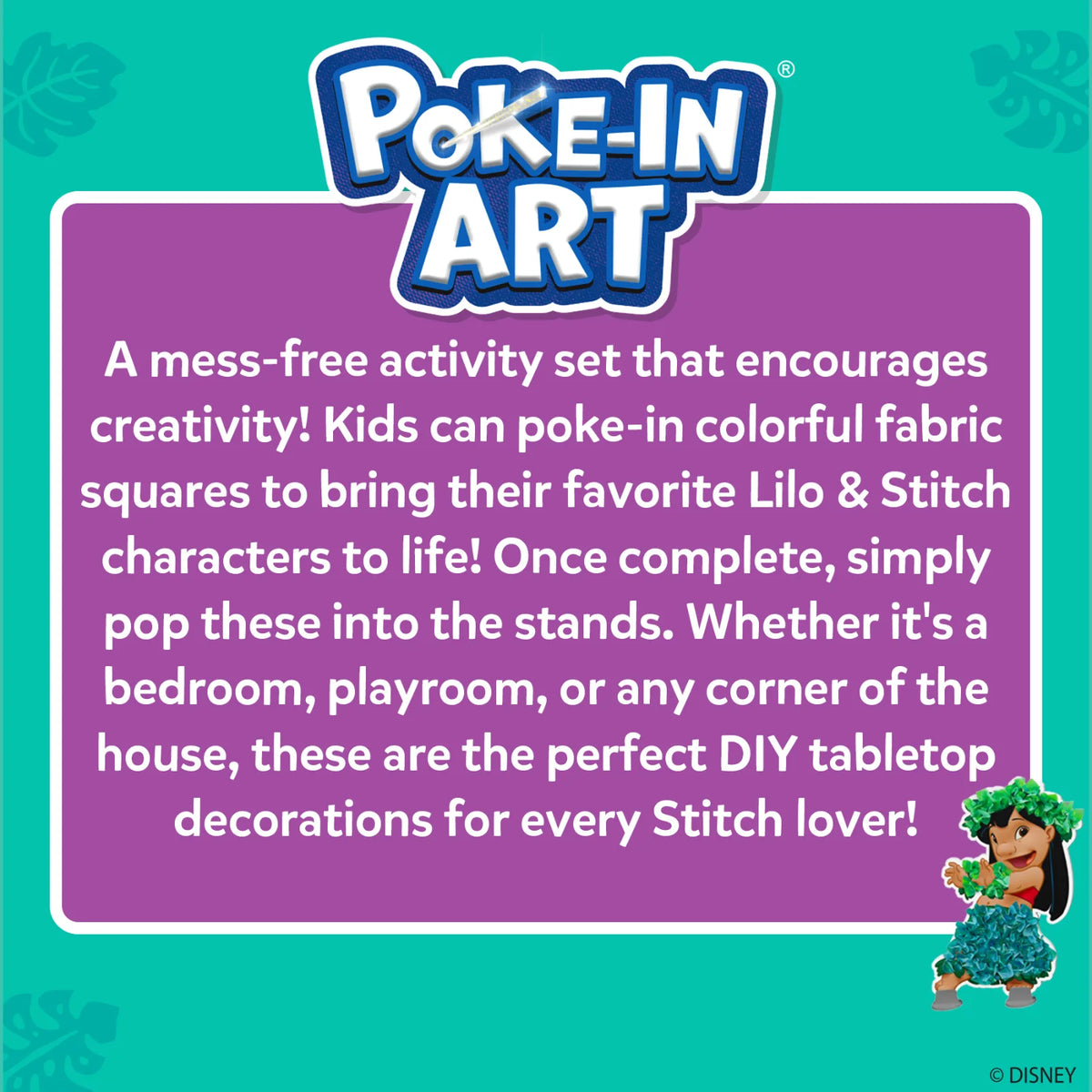 Poke-in Art: Lilo & Stitch | Mess-Free Art for Kids (ages 4-9)