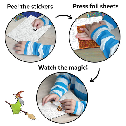 Foil Fun: Halloween Edition | No Mess Art Kit (ages 4-9)