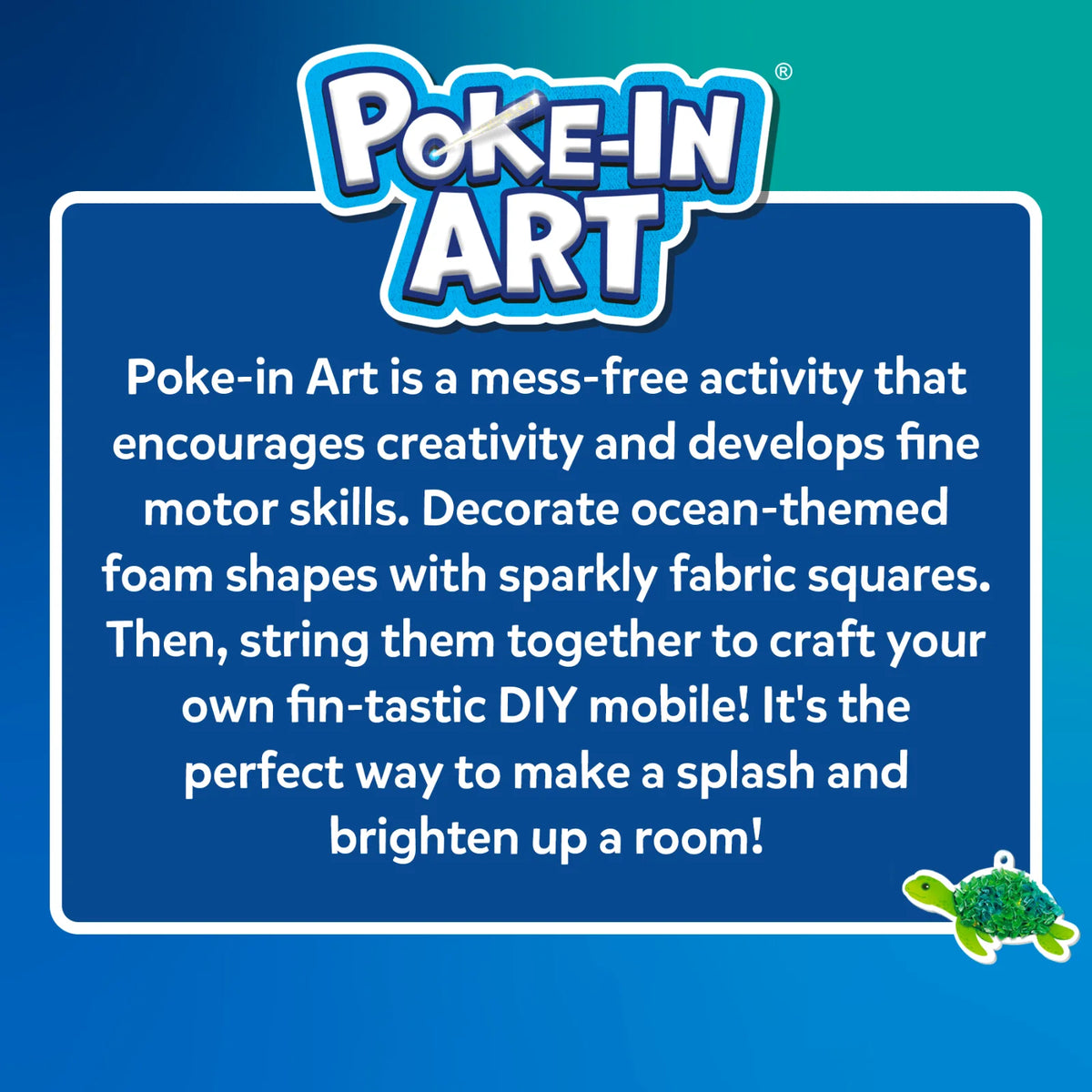 Poke-in Art: Underwater Animals | Mess-Free Art for Kids (ages 4-9)