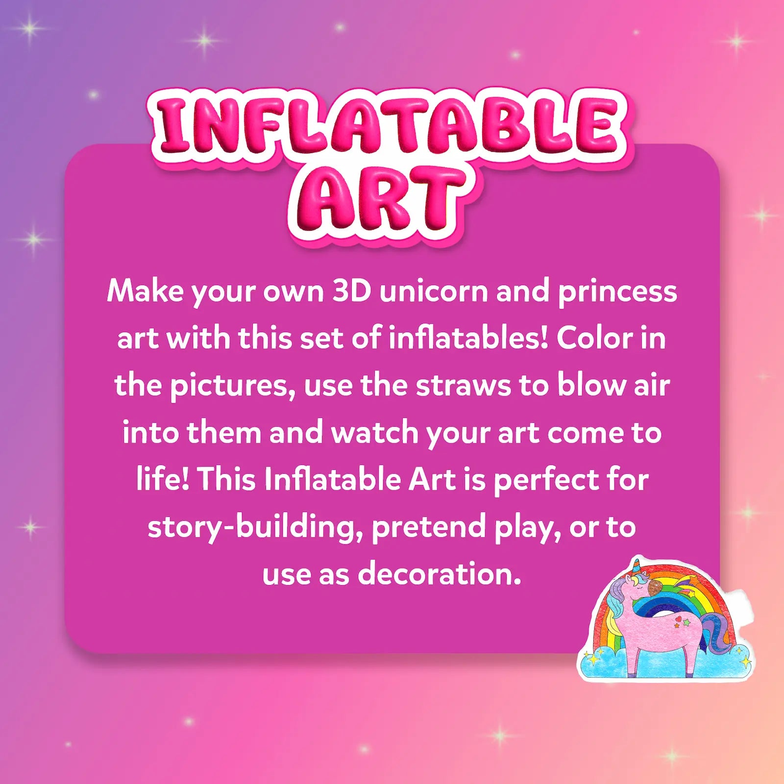 Inflatable Art | Unicorns & Princesses (ages 4-7)