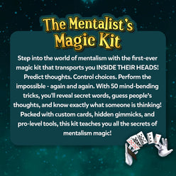 The Mentalist's Magic Kit | Tricks & Illusions Kit for Kids (ages 10+)