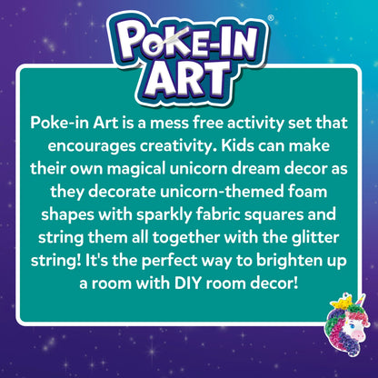 Poke-in Art: Magical Unicorn Dream Decor | Mess-Free Art for Kids (ages 4-9)