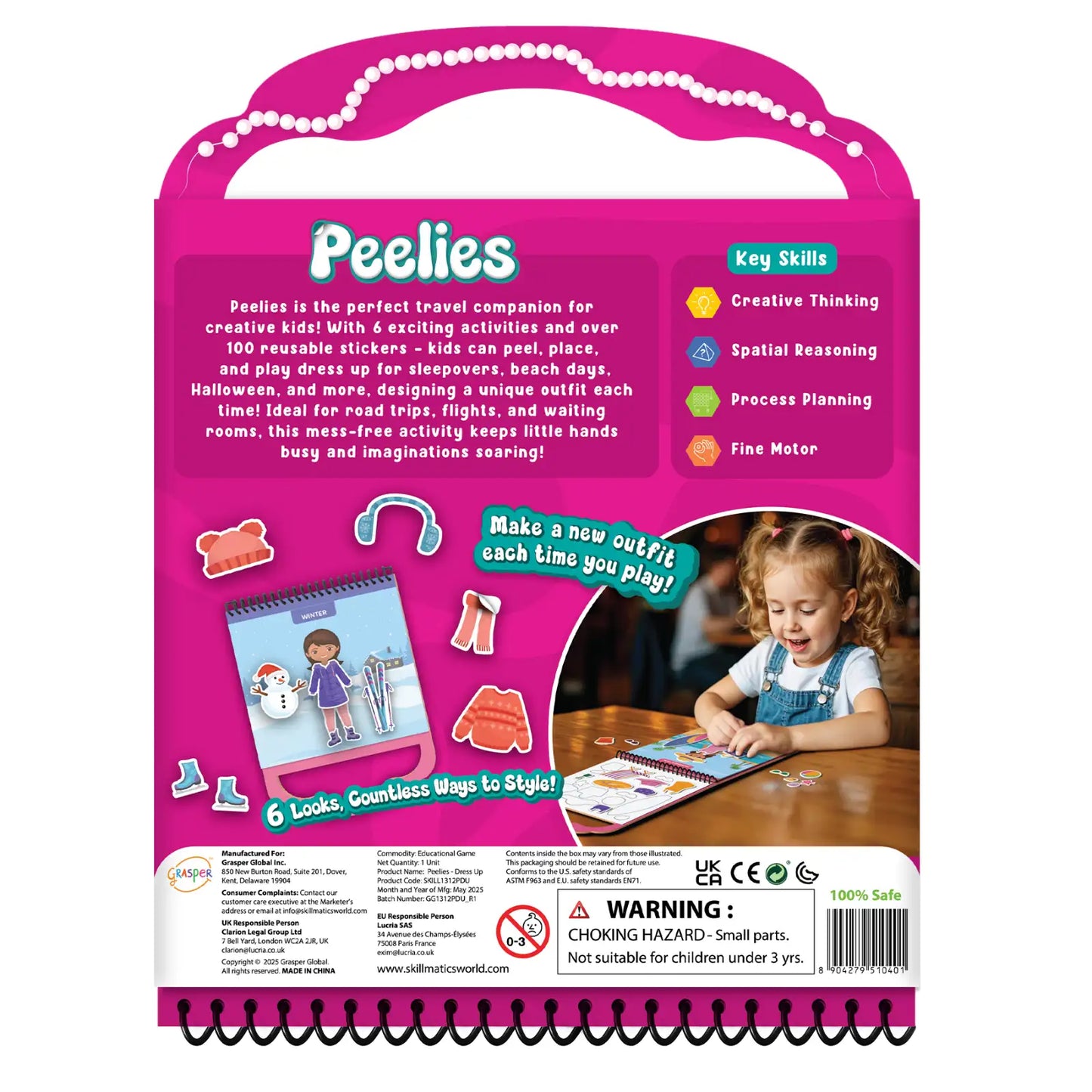 Peelies: Dress Up! | Reusable Sticker Activity Book (ages 3-7)