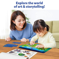 Interactive storytelling playmat from Sticker Stories Animals Adventures for ages 3-7