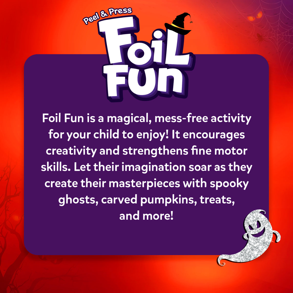 Foil Fun: Halloween Edition | No Mess Art Kit (ages 4-9)
