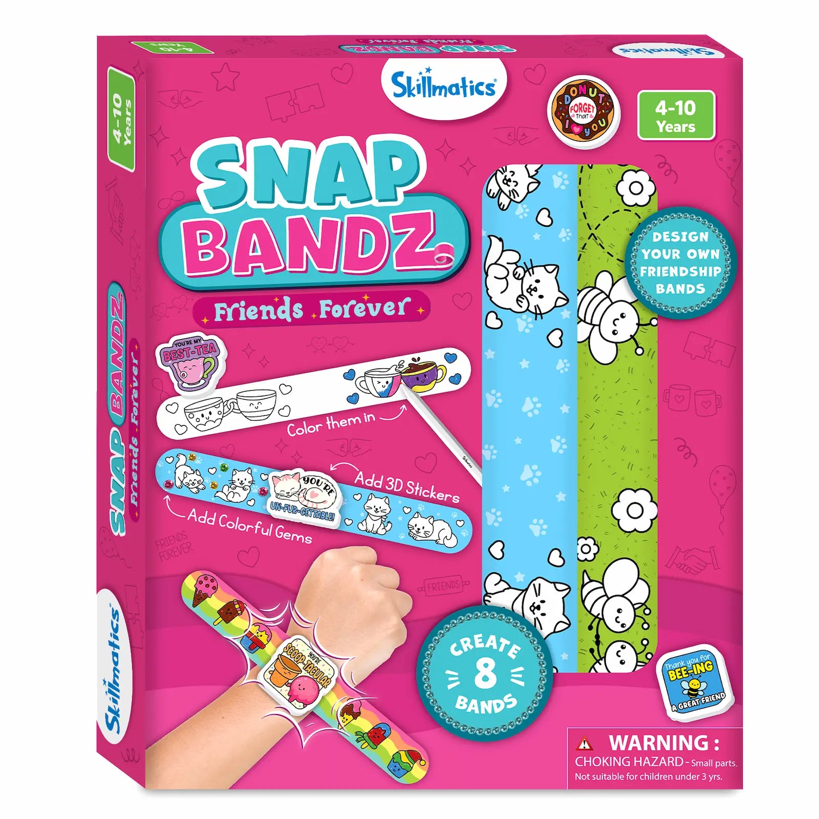 Snap Bandz:  Friendship Bands New | Art & Craft Activity Kit (ages 4-10)