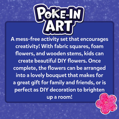 Poke-in Art: Flower Bouquet | Mess-Free Art for Kids (ages 4-9)