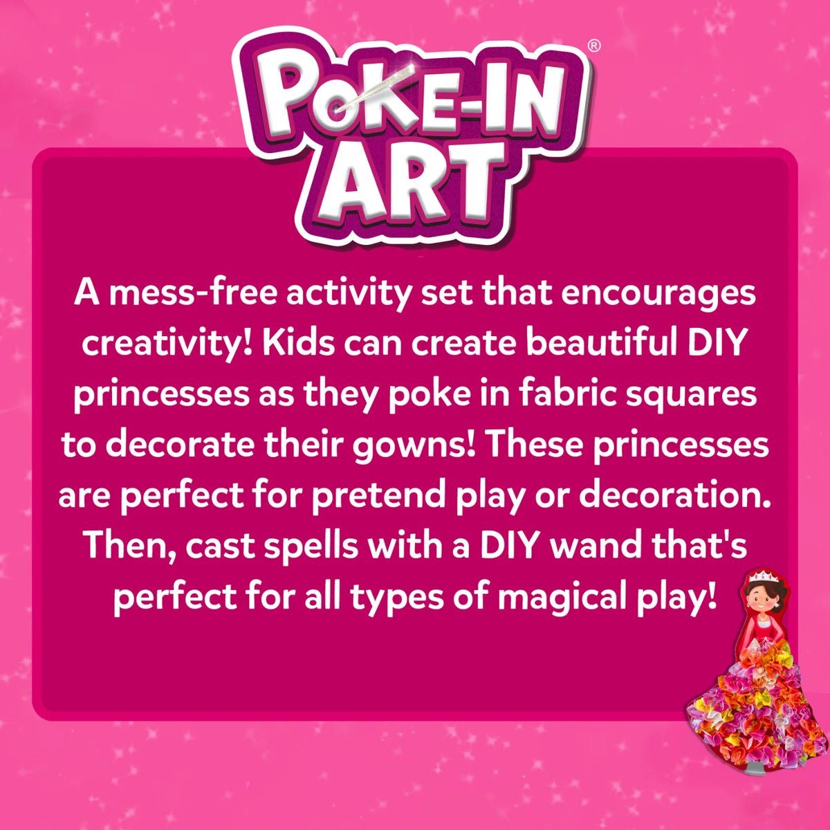 Poke-in Art: Magical Princesses | Mess-Free Art for Kids (ages 4-9)