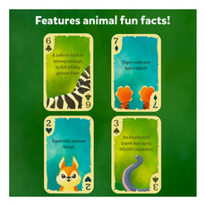 Animal fun fact cards from the Animal Playing Cards Set for kids aged 4-7