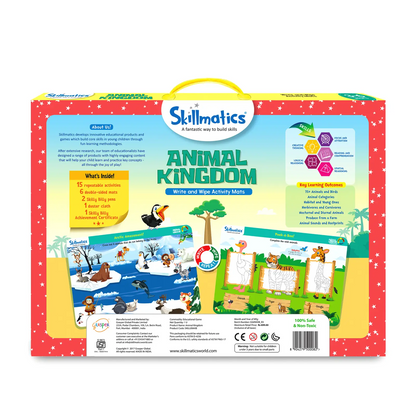 Animal Kingdom | Reusable Activity Mats (ages 3-6)