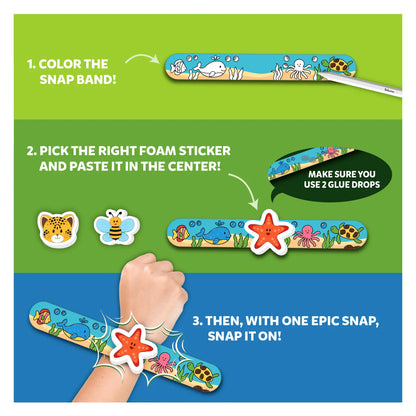 Snap Bandz Animal Friends craft instructions for kids ages 4-10