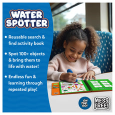 Water-reveal activity book from Water Spotter Around The House for ages 4-8