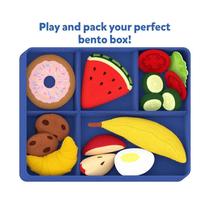 Blue Bento Box | Felt Pretend Play Food Items (ages 3-7)