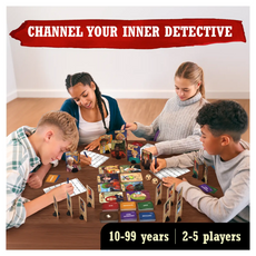 People playing Catch The Crook Strategy and Mystery Board Game for ages 10+