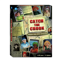 Catch the Crook Board Game Box for Strategy and Mystery Fun for Ages 10+