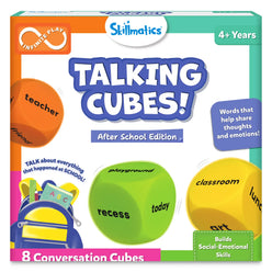 Chit Chat Cubes: After School Edition | Conversation Starter Game (ages 4+)