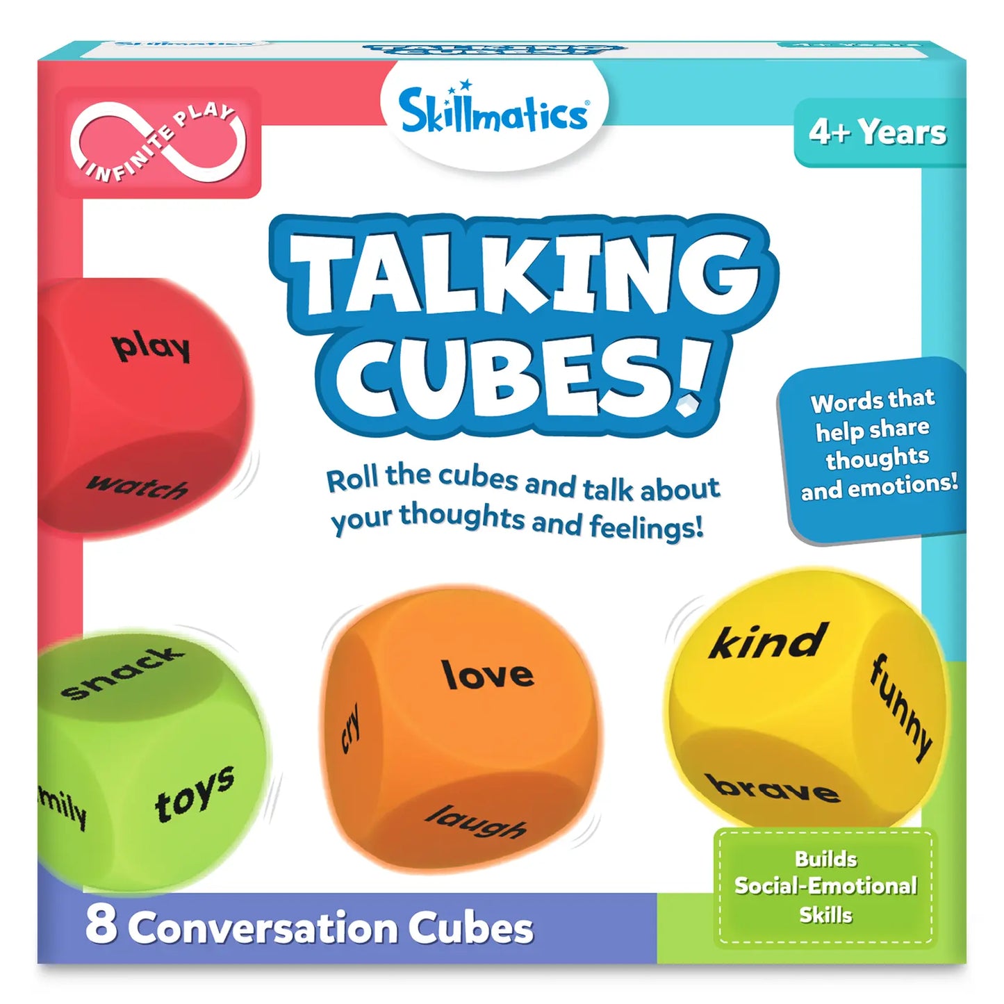 Chit Chat Cubes | Conversation Starter Game (ages 4+)