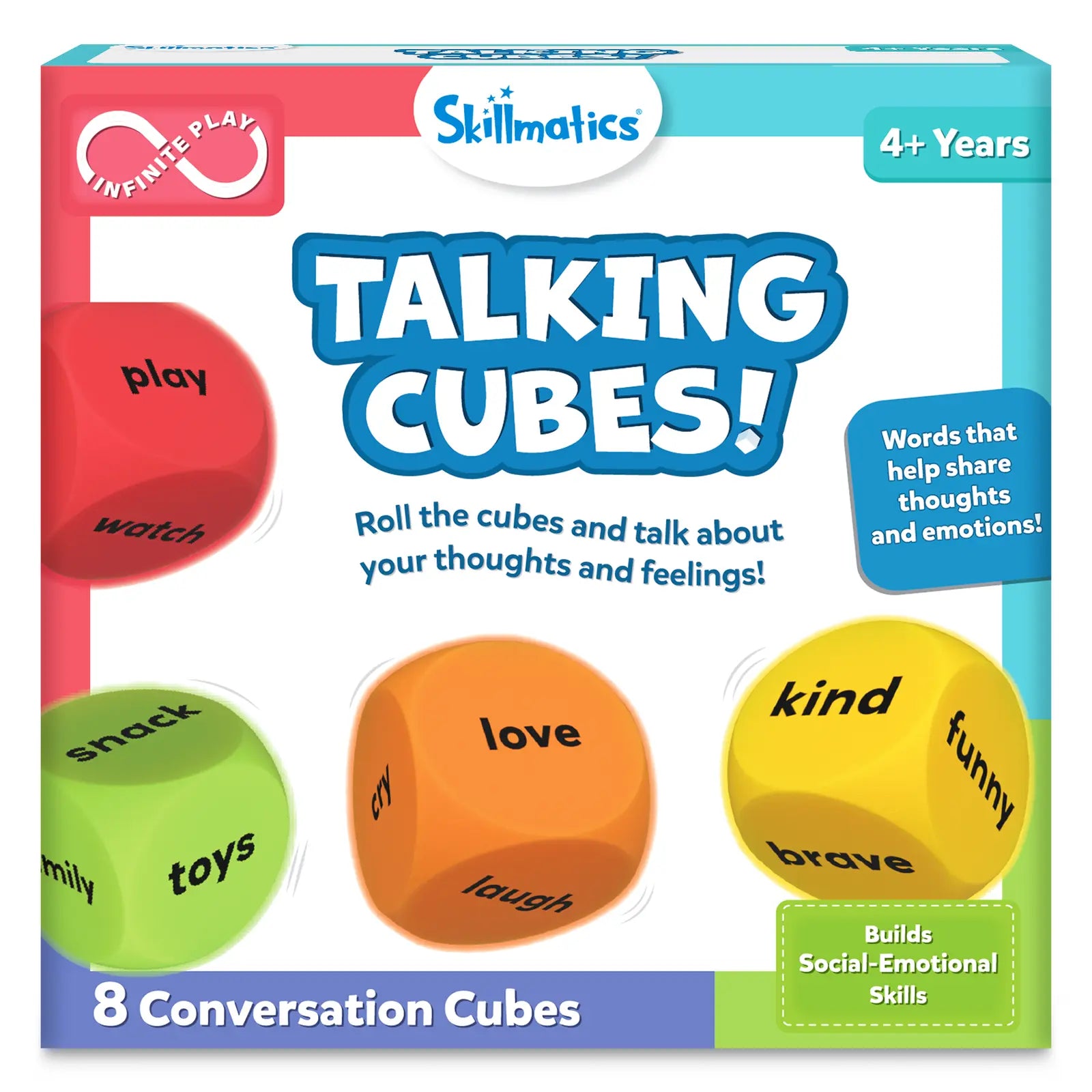 Chit Chat Cubes | Conversation Starter Game (ages 4+)