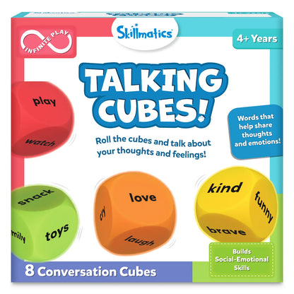 Chit Chat Cubes | Conversation Starter Game (ages 4+)