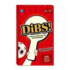 DiBS! trivia game box for DiBS! Exciting Trivia Game ages 8 and up
