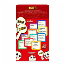 Dibs! Trivia Game box displayed in the DiBS! Exciting Trivia Game for ages 8+