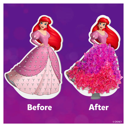 Ariel doll with removable, colorful frilly skirt from Poke-in Art Disney Princess kit