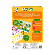 Dot It! sticker activity set featuring Dinosaur designs from Dot it! World of Dinosaurs