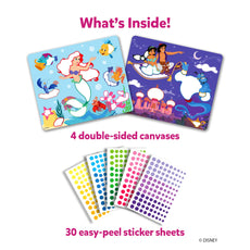 Disney-themed sticker art kit for kids featuring Disney Princesses and no mess design
