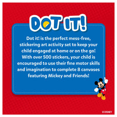 Dot It sticker art activity set featuring Mickey and Friends for ages 3 to 7