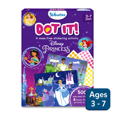 Disney Princess sticker activity kit for kids ages 3-7 from Dot it! No mess sticker art