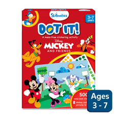 Mickey and Friends sticker activity book from Dot It for ages 3-7