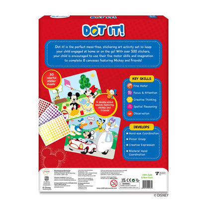 Dot it!: Mickey and Friends | No mess sticker art (ages 3-7)