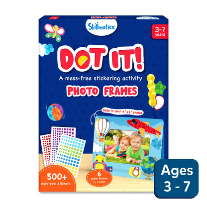 Dot it! Photo Frames | No mess sticker art (ages 3-7)