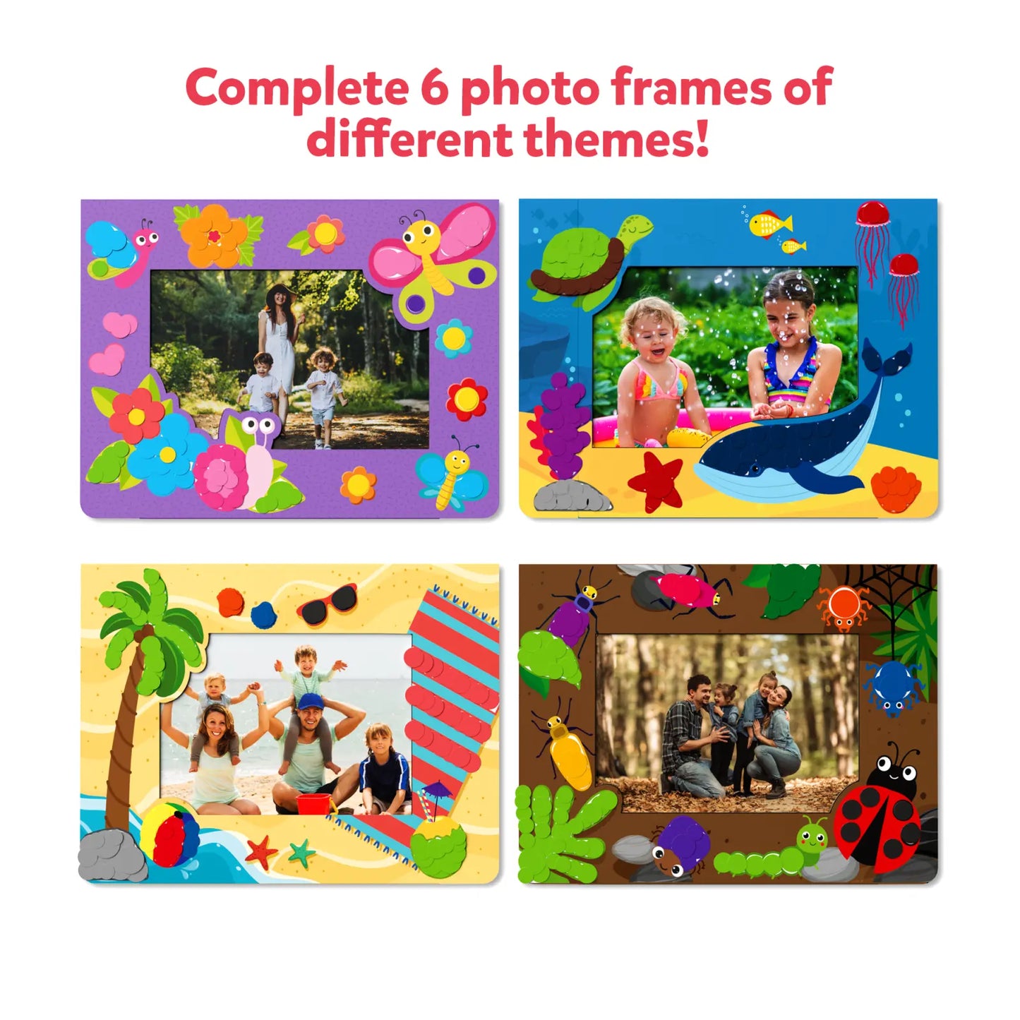 Dot it! Photo Frames | No mess sticker art (ages 3-7)