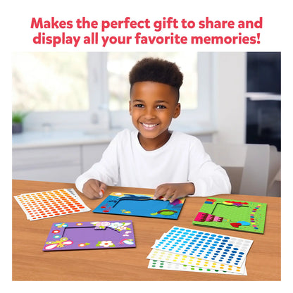 Dot it! Photo Frames | No mess sticker art (ages 3-7)