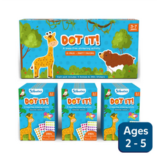 Dot It Sticker Activity Sets for Wild Farm and Underwater Animal Party Favors