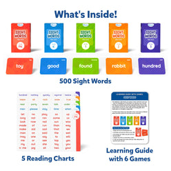 Sight Words learning kit with flash cards for ages 4-9 in the Sight Words | Flash Cards product