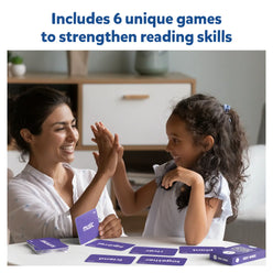 Reading game with word cards from Sight Words Flash Cards for ages 4 to 9