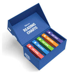 Boxed set of colorful sight word charts for ages 4 to 9 with Flash Cards product