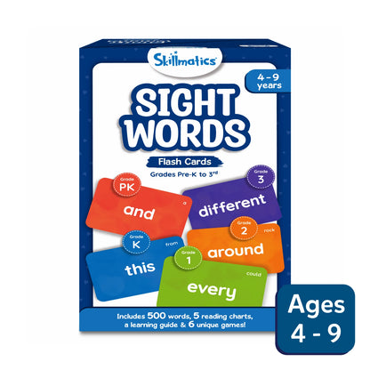 Sight Words | Flash Cards (ages 4-9)