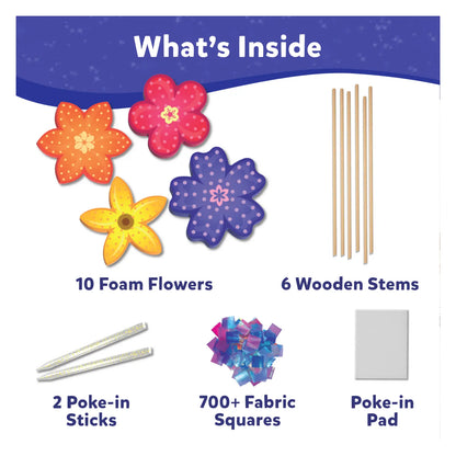 Poke-in Art: Flower Bouquet | Mess-Free Art for Kids (ages 4-9)