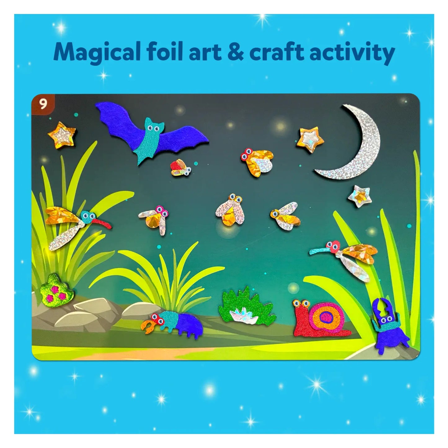 Foil Fun: Bugs & Butterflies |  No Mess Art Kit (ages 4-9)